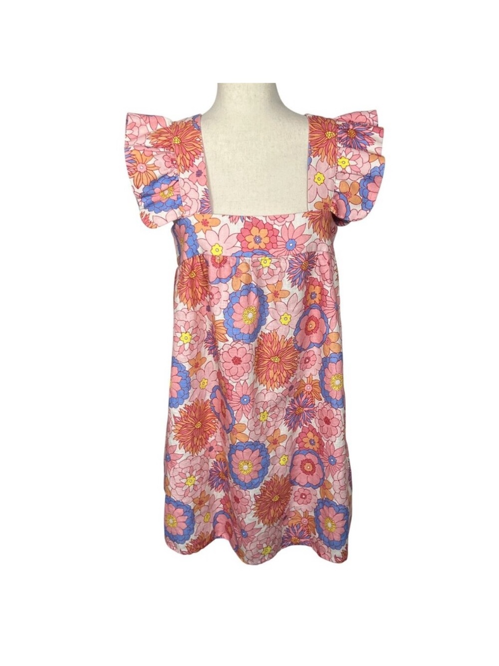 TUCKERNUCK x Cameron Eubanks Wimberly Folly Floral  Hazel Flutter Dress Sz S